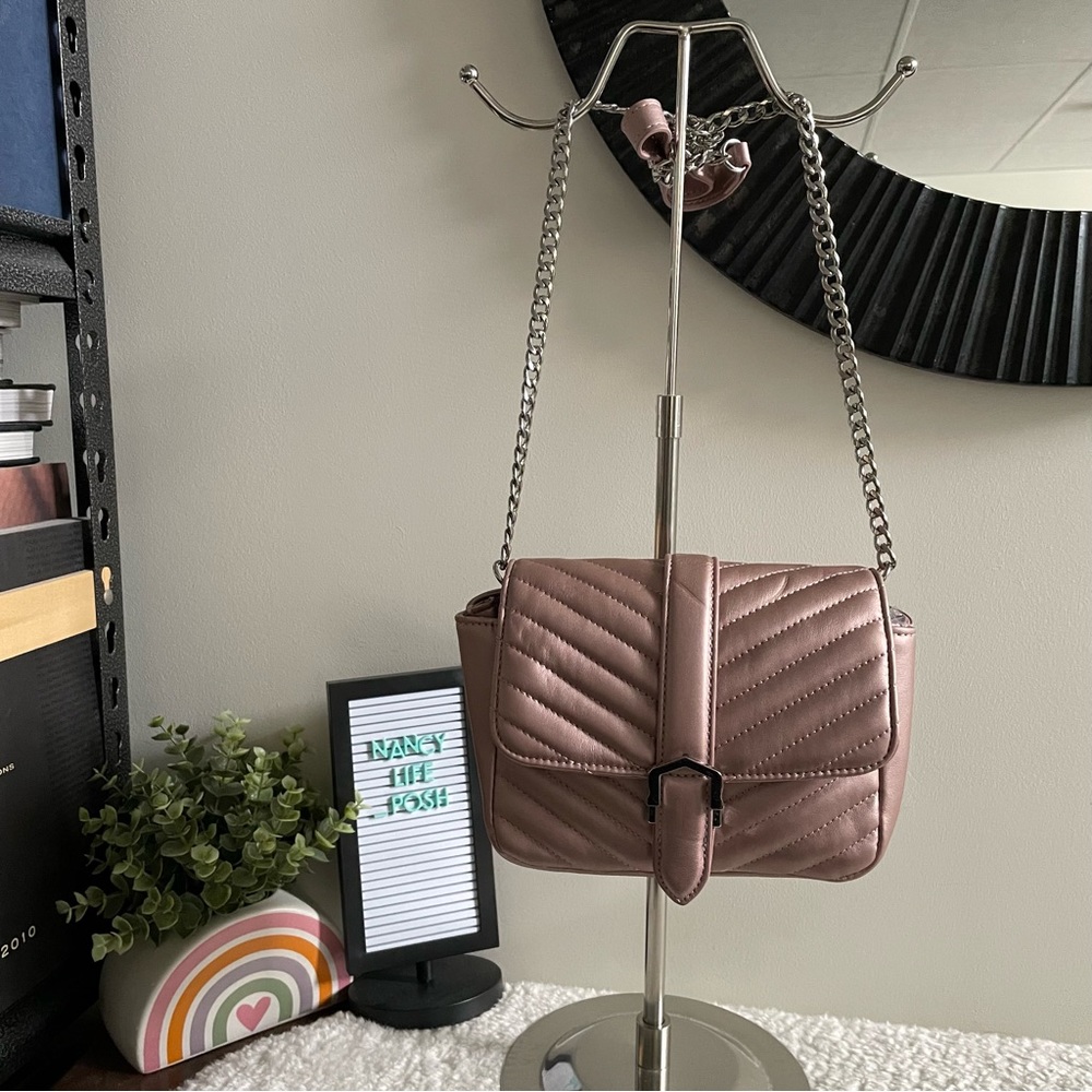 Topshop Quilted Chain Crossbody Bag